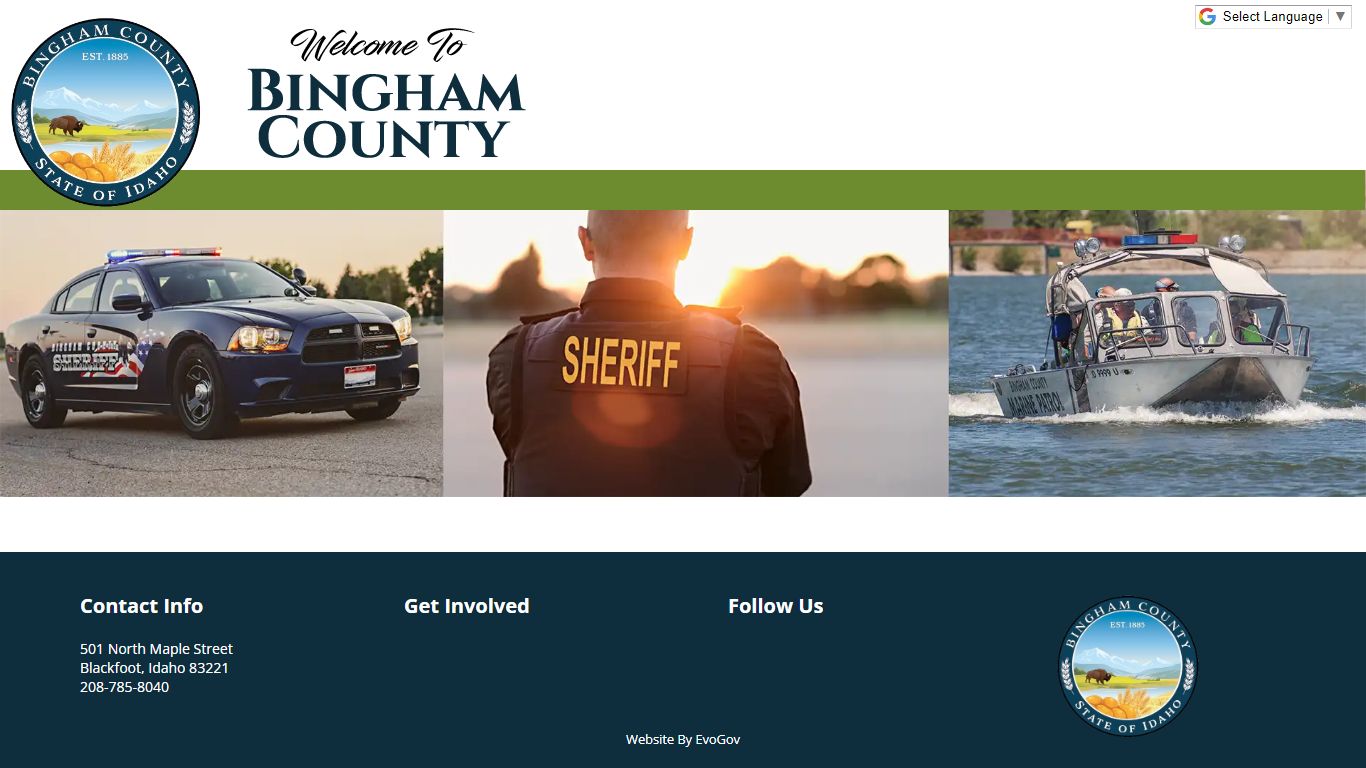 Bingham County Idaho - Sheriff's Department Home Page